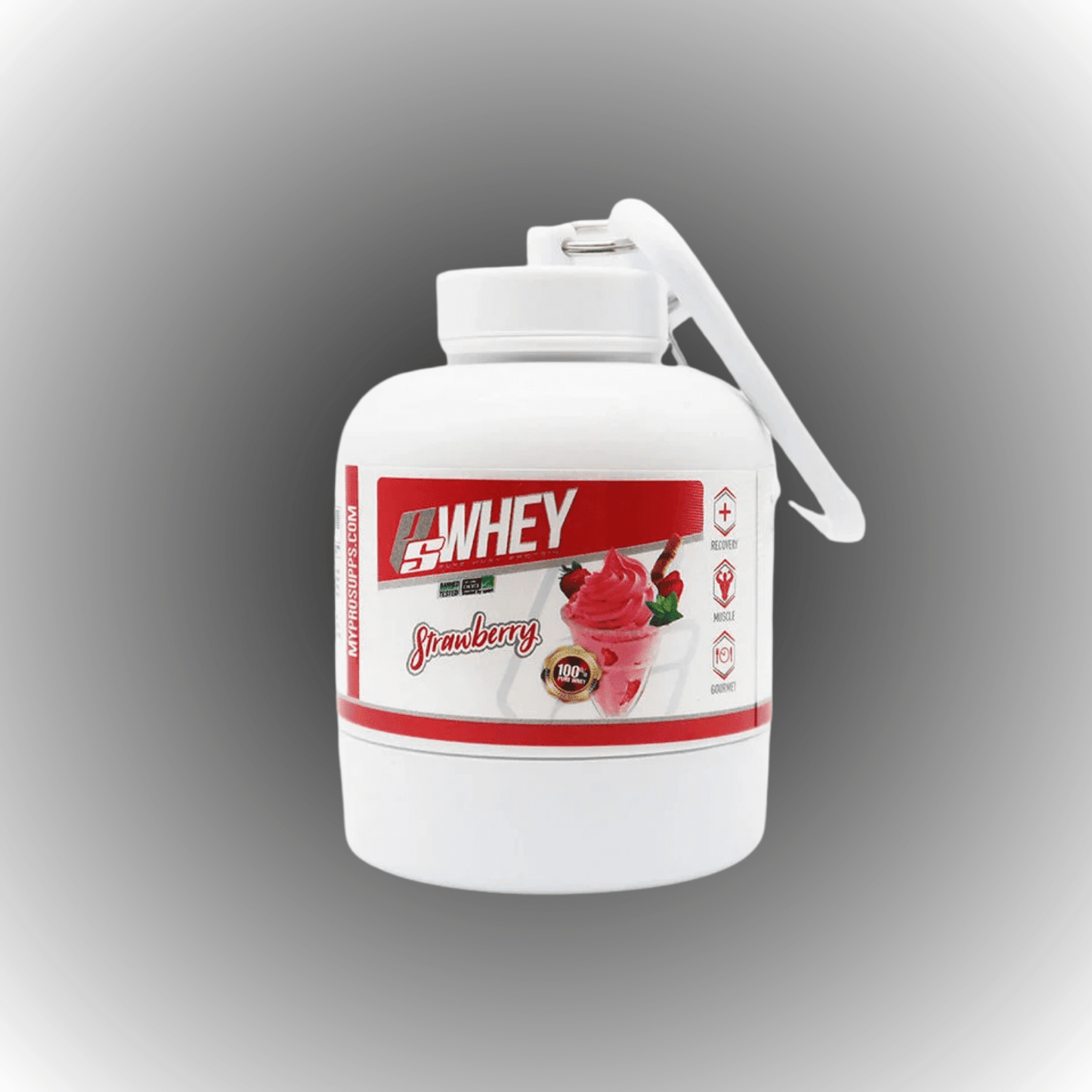 Mini Bouteille Portable pour Poudres (200mL)